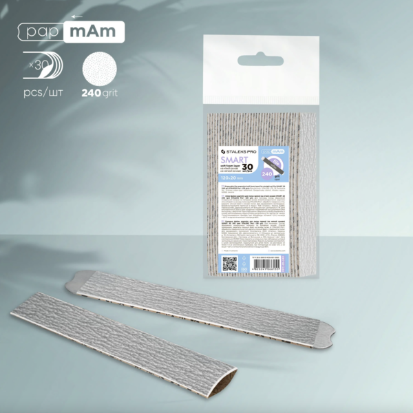 Disposable Files PapmAm On A Soft Foam Layer SMART 20 (30 Pcs) DFC-20-240